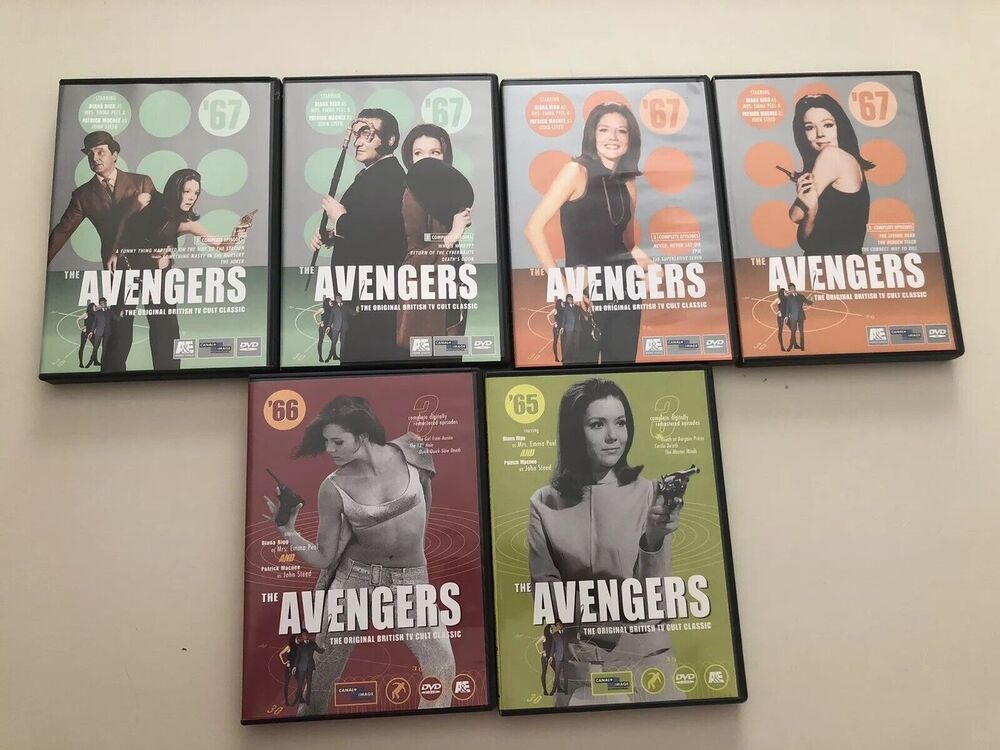 The‎ Avengers TV Series DVD's 6 Diana Rigg Patrick Macnee 6 DVD's